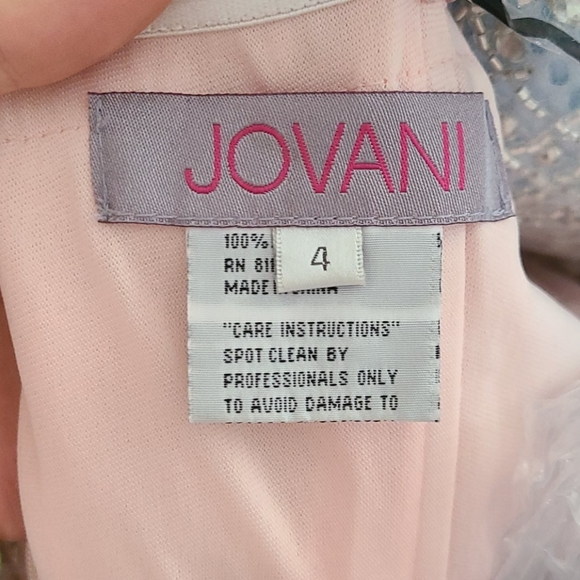 Jovani Gown style 88088 Blush Pink sz 4 - Picture 2 of 7
